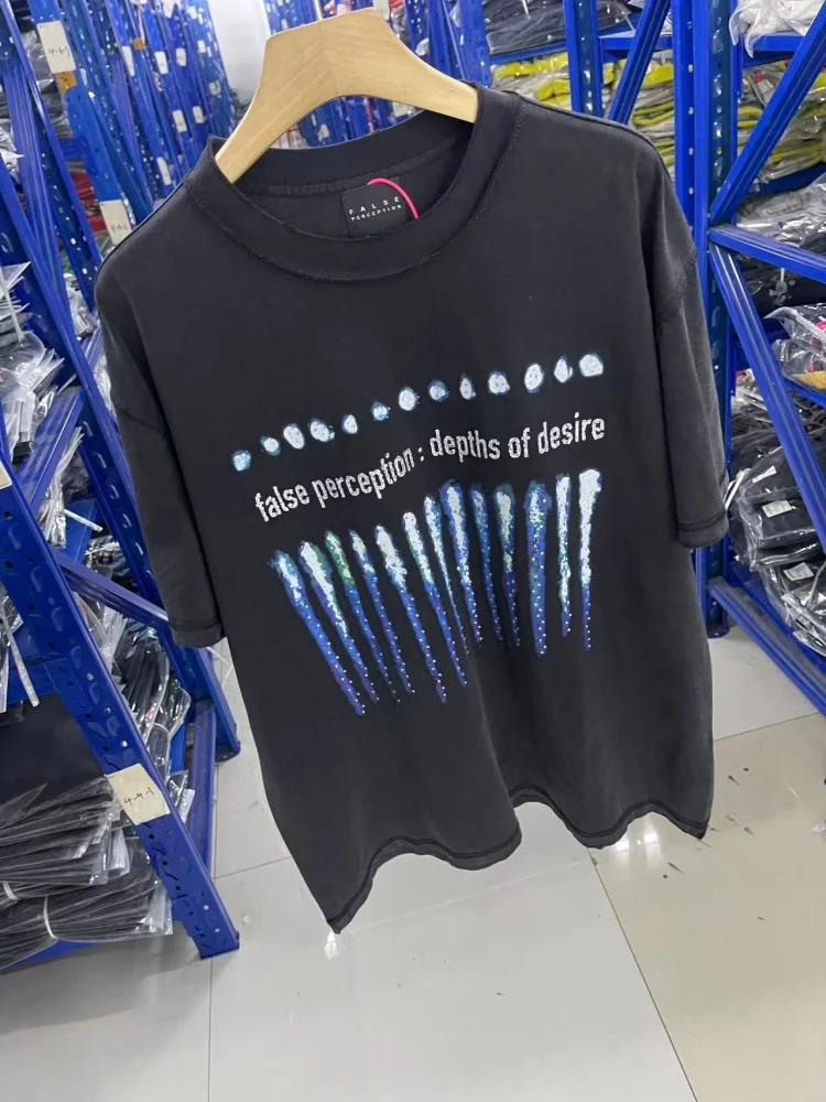 

Мужская хлопковая винтажная уличная футболка с принтом девятью дюймов и ногтями, свободный крой, дизайн со стразами, повседневный топ