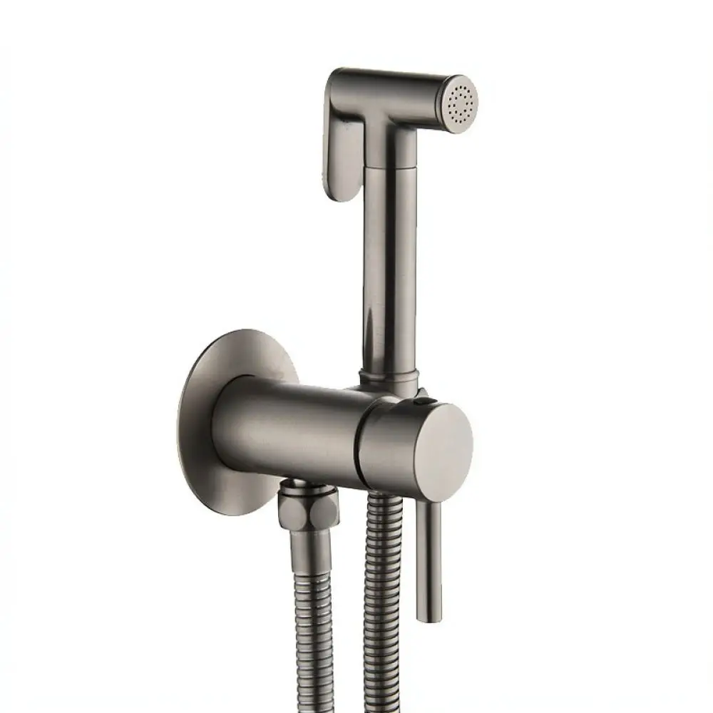 Wall Mounted Bidet Applicator Solid Brass Hot Cold Water Mixer Tap Bathroom Toilet Hygiene Cleaning Shower Equipment