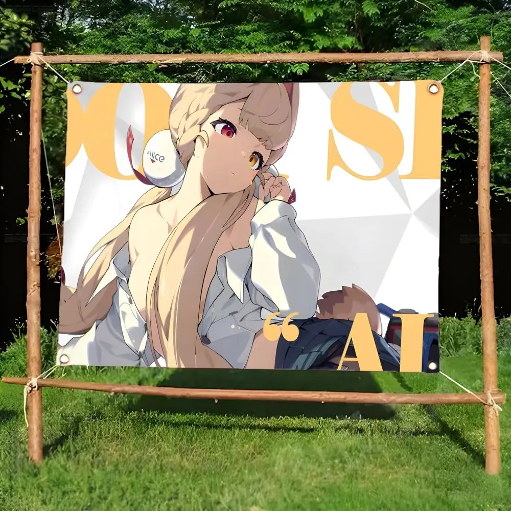 Zenless Zone Zero Flags Daily four ring borderless design indoor outdoor decor easy hang install