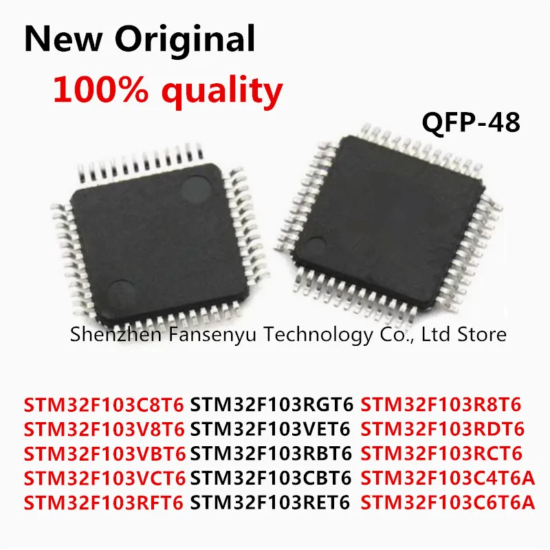 STM32F103C6T6A STM32F103C8T6 STM32F103RFT6 STM32F103RGT6 STM32F103RBT6 STM32F103CBT6 STM32F103RET6 STM32F103RDT6 STM32F103RCT6