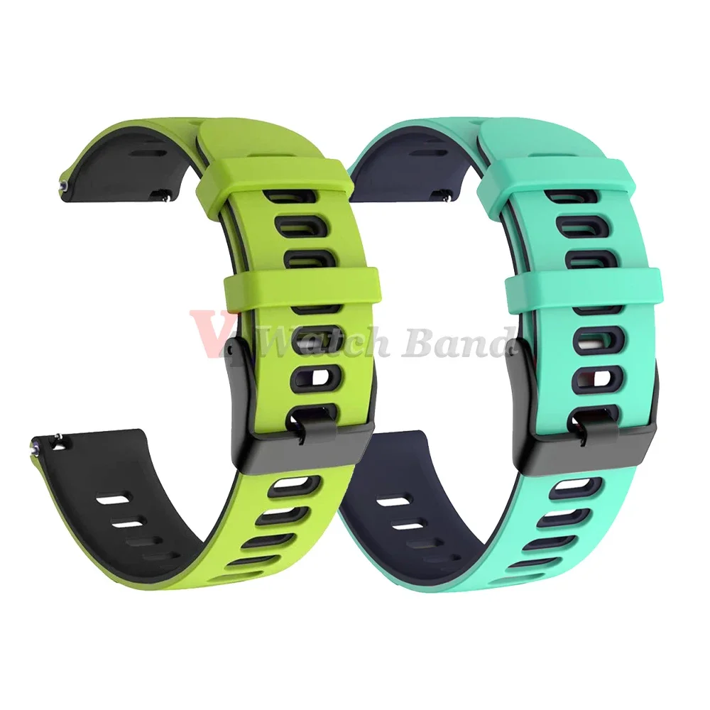 20mm 22mm Silicone Strap for TicWatch Pro 3 Ultra GPS/LTE  Bracelet Band for Ticwatch GTX S2 E2 E3 GTH/GTW Sports Men Watchbands image 6