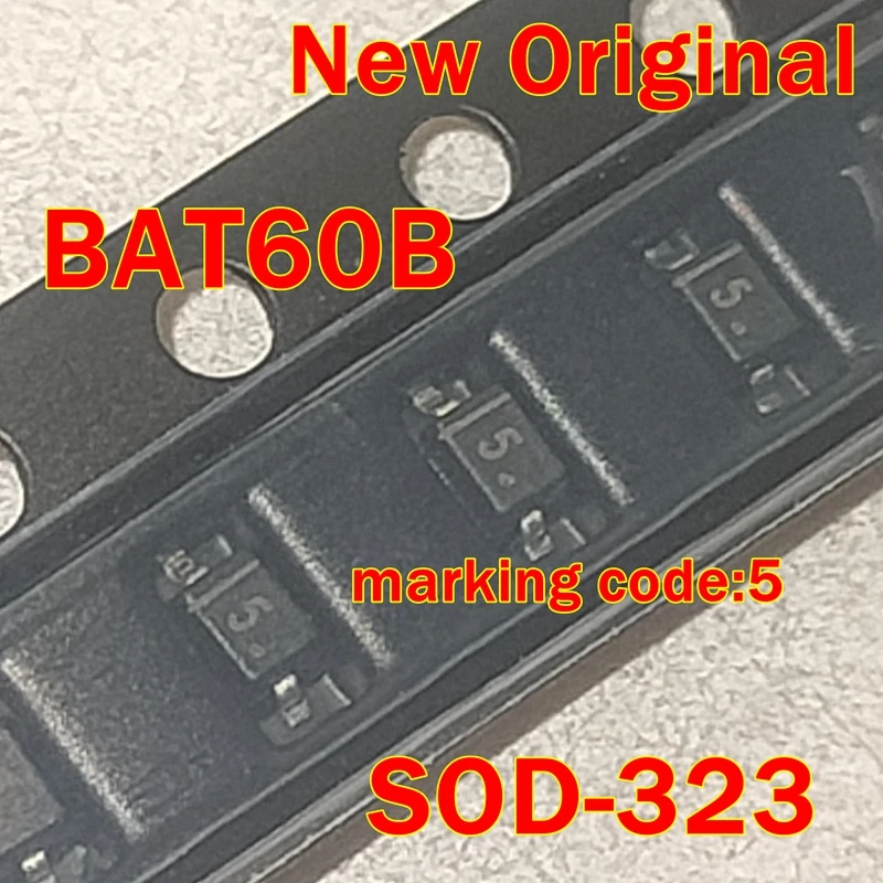 10pcs to 1000pcs  BAT60B SOD-323 New Original  marking code:5 Schottky Barrier Diode