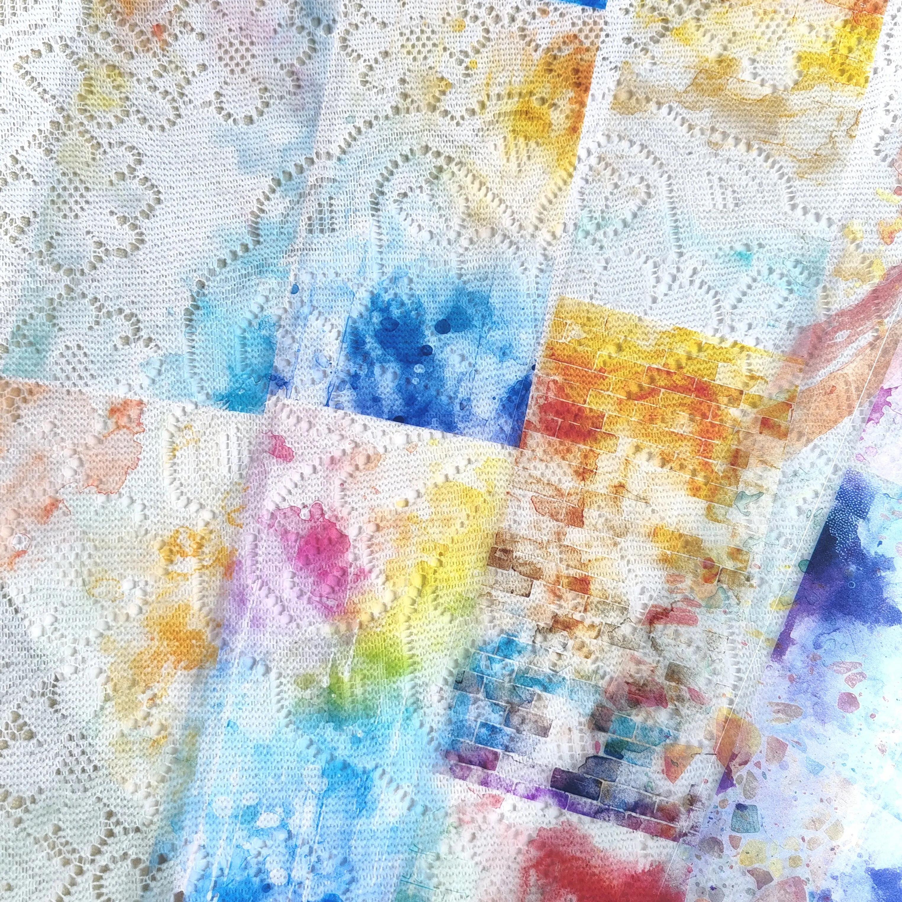 DIY Marble Watercolor Gradient Washi Tape for Journaling Scrapbooking Card Making Background Decoration Sticker