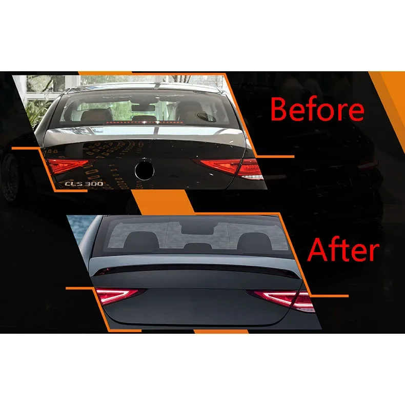 For Mercedes Benz CLS grade C257 2018+ CLS260 300 350 AMG Spoiler ABS Rear Trunk Spoiler Wing