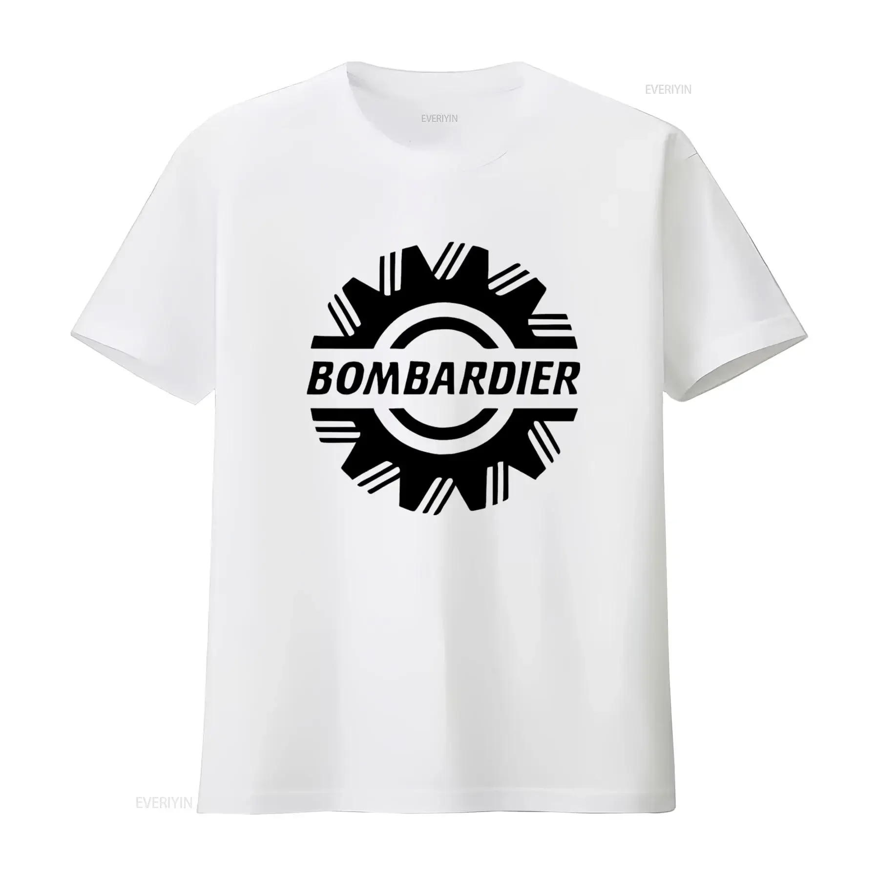 Bombardier Aerospace Logo Men's Black T Shirt Available in Sizes S to 5XL vintage Washed Casual Comfortable streetwear