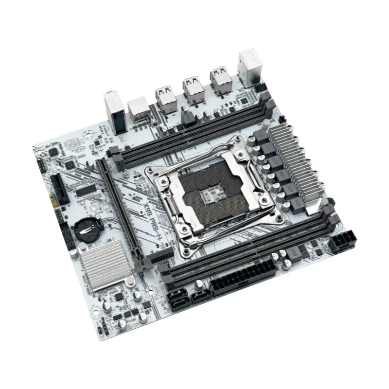 MACHINIST Branco X99 PR9-H Placa-mãe combo Intel Xeon E5 2630 V4 LGA 2011-3 CPU DDR4 16GB RAM NVME m.2 Conjunto de kit opcional