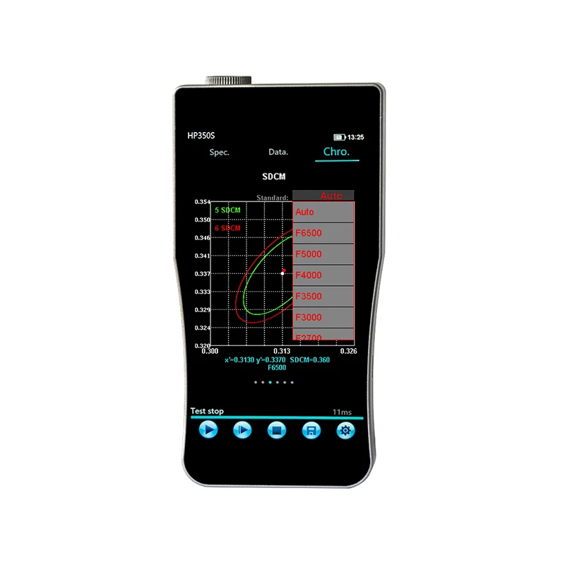 

Hot Sale HP350S Portable 350-1000nm Intelligent Spectrum Handle Spectrometer