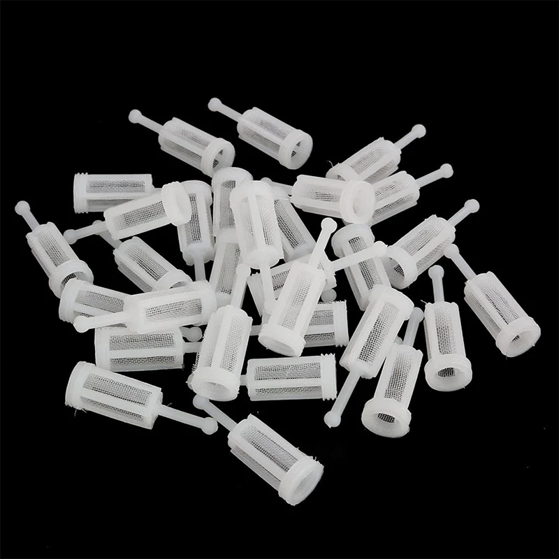 30Pcs Universal Spray Tool Filters Disposable HVLP Gravity Feed Paint Strainers Fine Mesh, White