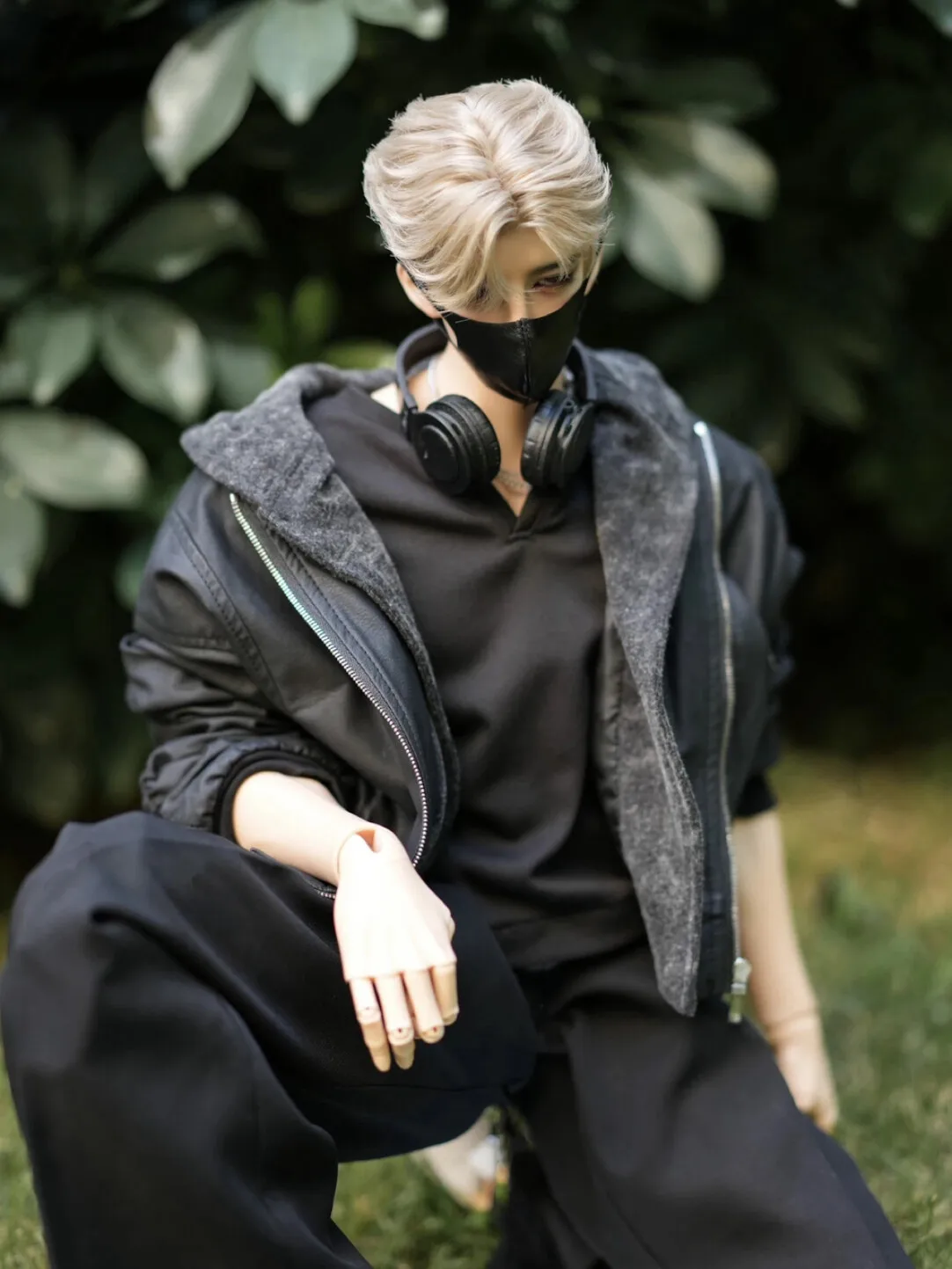 1/3 roupas de boneca camiseta caber para 75/77cm masculino bjd boneca alta elasticidade mangas curtas vestir-se brinquedos acessórios de boneca, sem boneca