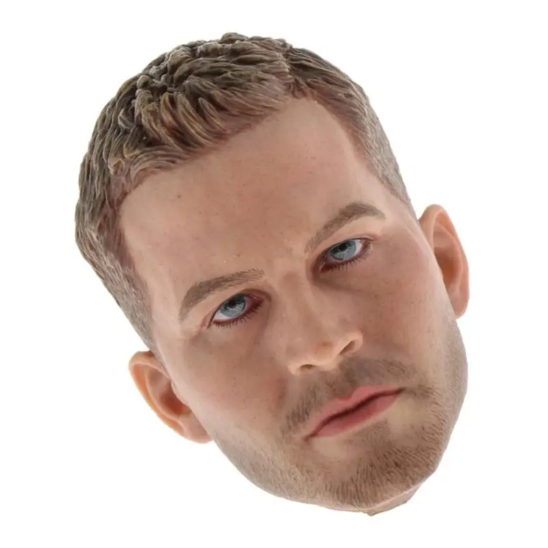

1:6 Men Doll Head Sculpt Carved Model for 12'' Action Figure