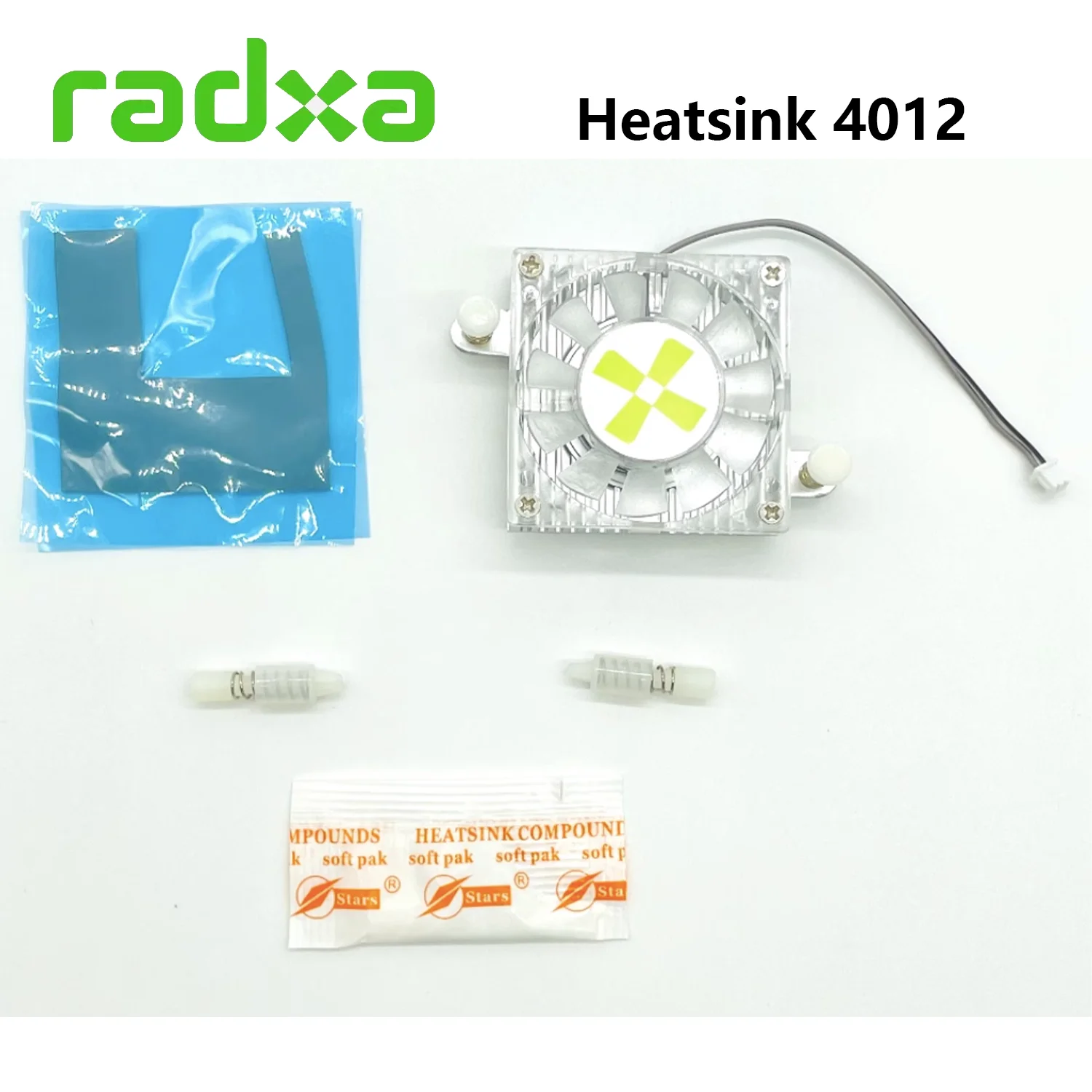 Radiator Radxa 4012 do Rock 5B Rock 3B wsparcie PWM regulacja prędkości