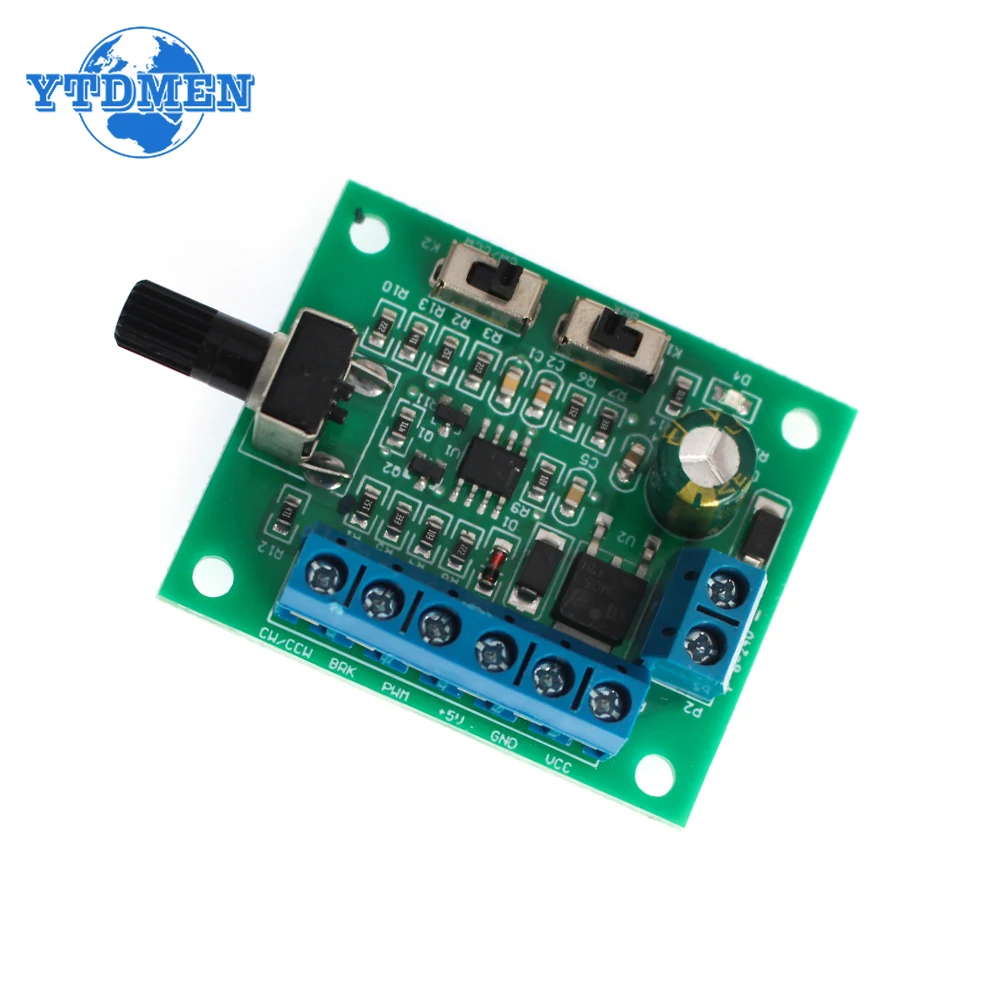 8V-24V Brushless DC Motor Speed Controller with Drive Brushless Motor PWM Speed Control Board 18KHz