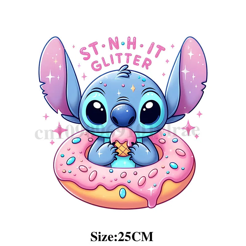 Lilo ve Stitch Motosiklet Çıkartmaları Araba UV DTF Etiket Windows Kawaii Dikiş Disney Dekorasyon Araba-şekillendirici Aksesuarları Araba