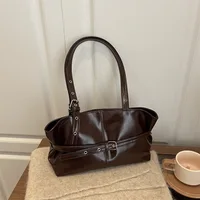Sac à bandoulière grande capacité pour femmes, fourre-tout de banlieue, Simple, Vintage, transfrontalier, nouveau Style, Sensation polyvalente 3