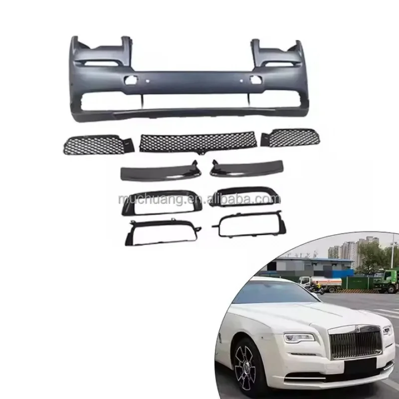 Neues Rolls-Royce Phantom 2. Generation Front Bodykit Widebody Montagezubehör inklusive Frontstoßstangensatz