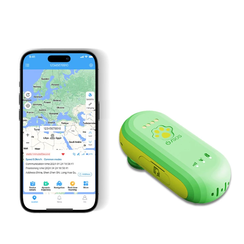 

Мини-умный GPS-трекер, беспроводная электронная сигнализация для пожилых людей и детей, анти-потерянный локатор SOS 4G BDS WIFI LBS IOS Android PC