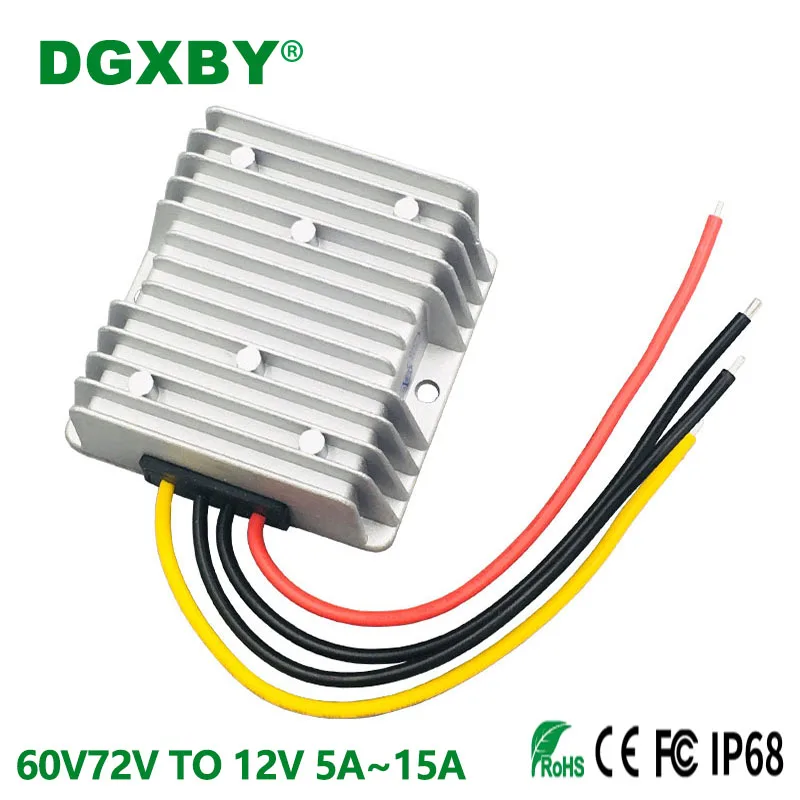 

60V72V TO 12V 5A 8A 10A 15A 20A 25A 30A Automotive Step-down Power Module 30-96V TO 12V DC Converter Regulator CE Certification