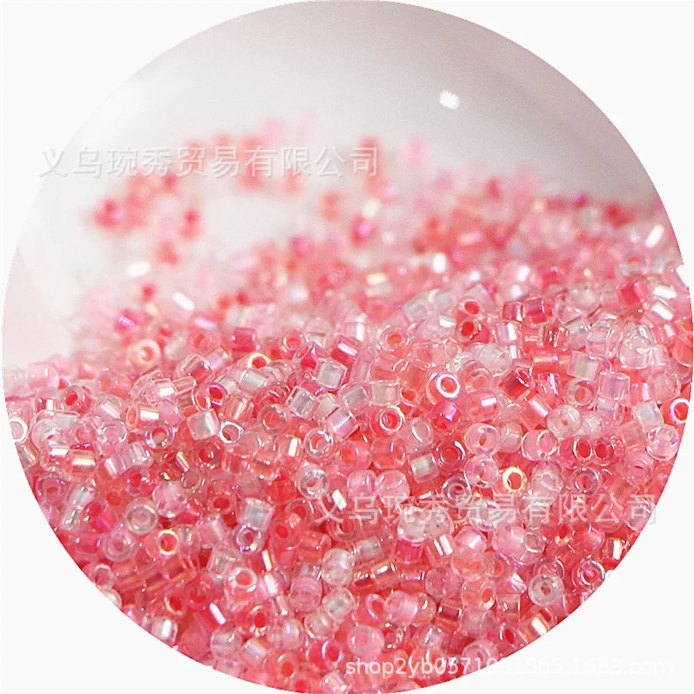 2mm pearl powder fantasy colored glass antique beads handmade DIY bead beads necklace bracelet accessories materials