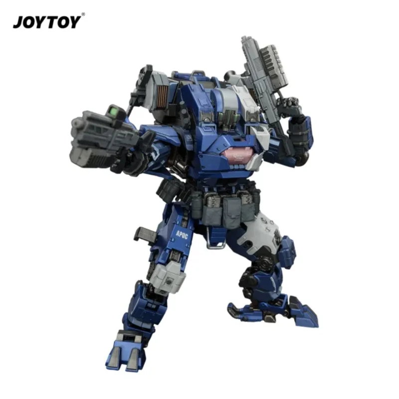 In Stock 1/25 JOYTOY APOC Series Crusher Rapid Assault Mech Pre-painted Sci-Fi Action Figure Toy Gift With Matching Pilot Fjord