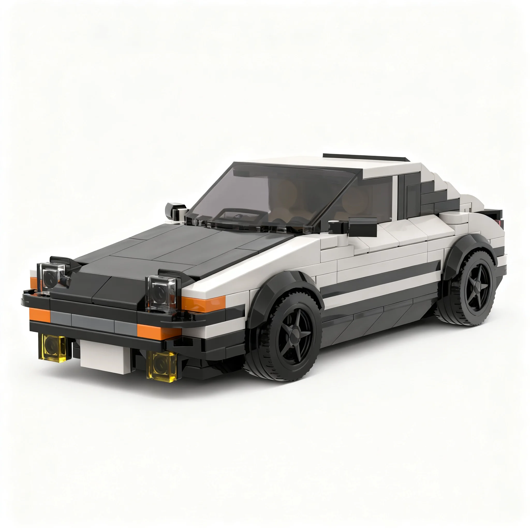 321pcs MOC city Champions Toyotaes AE86 Model Building Blocks Christmas Gift Toy Collection Art Creative Assemble DIY Home Decor