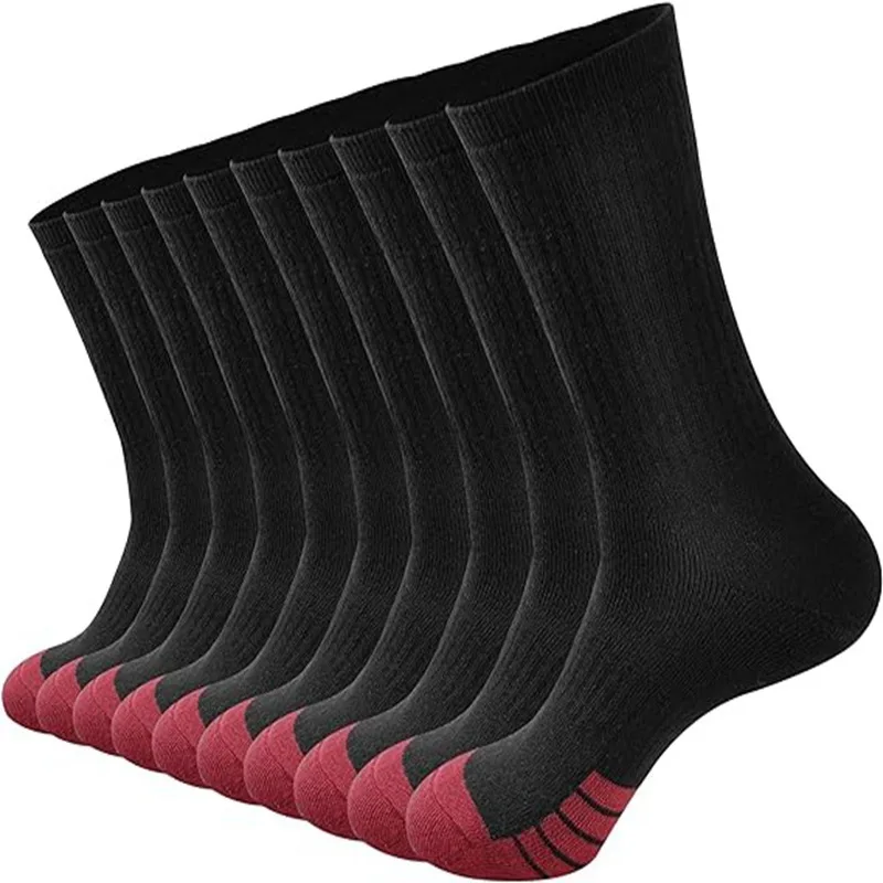 Large men's socks, foreign trade cotton socks, long tube wholesale, sports socks, white autumn and winter men's long socks image 6