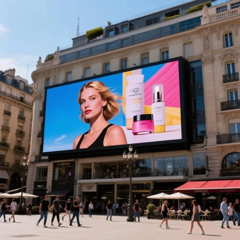 Factory Outdoor Advertising Screen IP65 Rate SMD P4 P5 P6.67 P8 P10 Outdoor Fixed  Display Video Wall