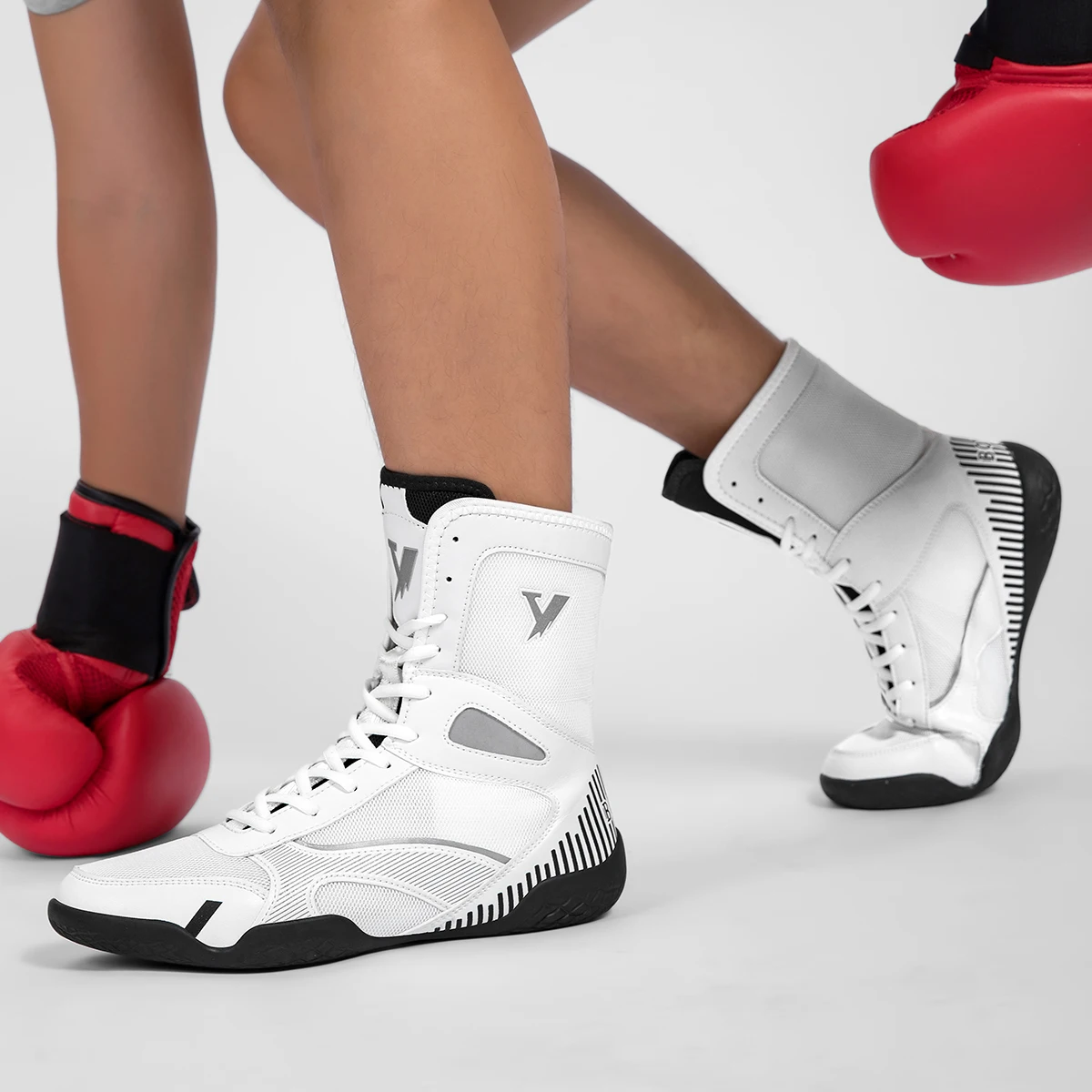 New Professional Wrestling and Boxing Shoes,Lightweight Sneakers,Mens Mesh Breathable Training Shoes,Flight Wrestling Boots