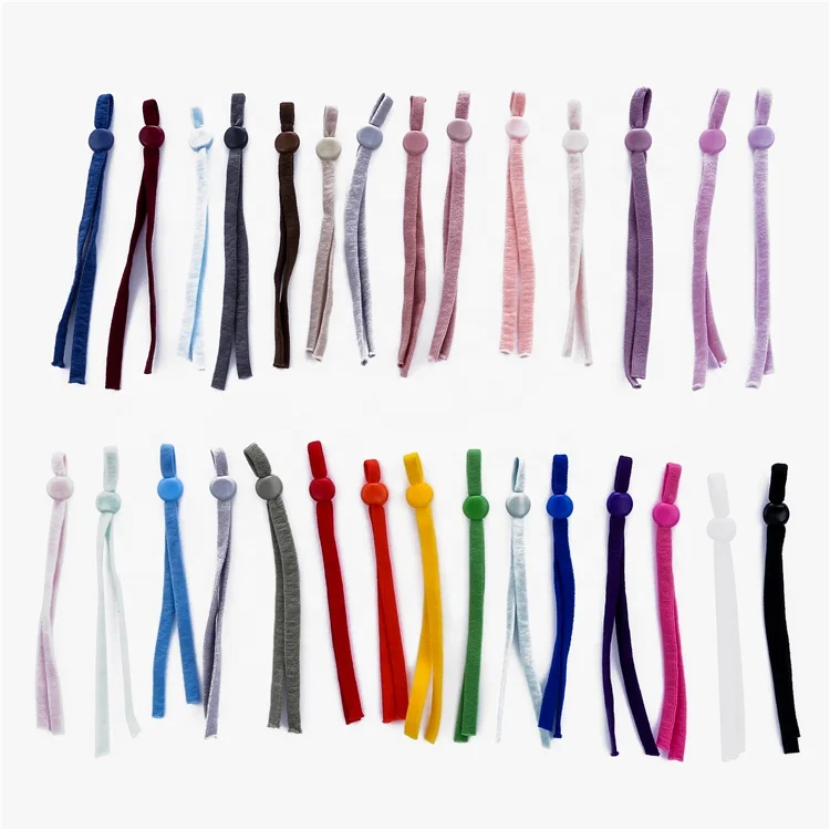5mm Adjustable Ear Loop Elastic Strap Knitted Spandex Nylon Material Flexible Elastic Rope For Daily Use