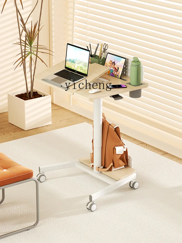 Zf Movable Lifting Study Desk Standing Home Bedside Bedroom Sofa Lazy Desk