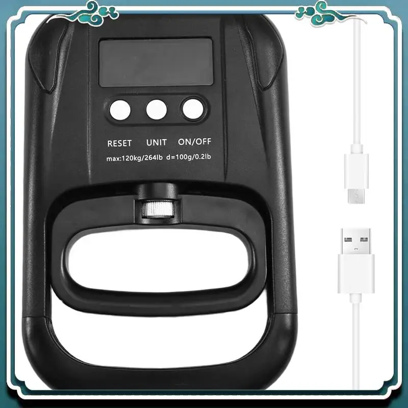 USB Digital Hand Grips Strength Tester EH201, 120Kg/265Lbs Electronic Dynamometer With LCD Eco-Friendly