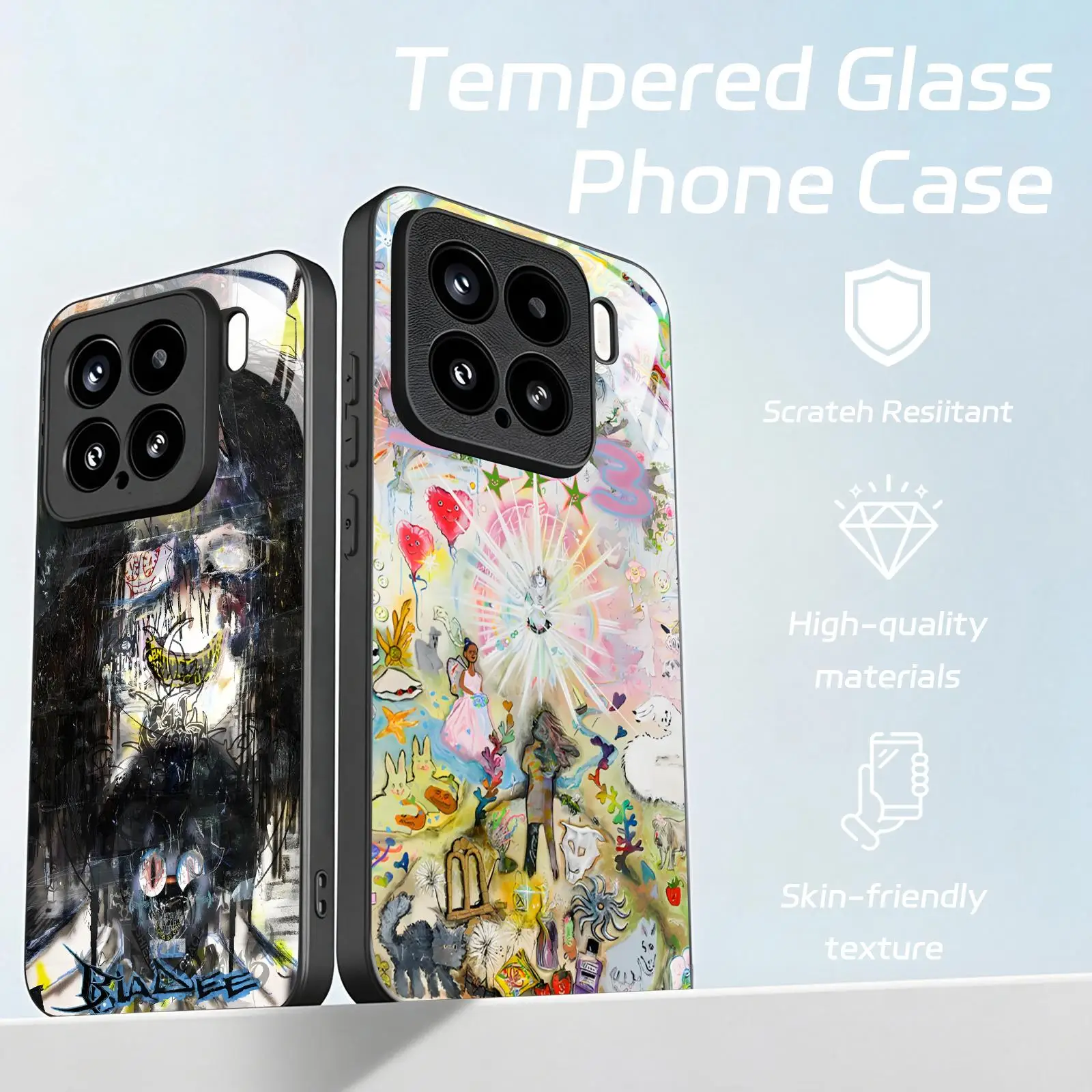 Music Albums B-Bladee 333 Phone Case For Xiaomi 17 15 14 13 12 11 T Ultra Pro Tempered Glass Phone Case