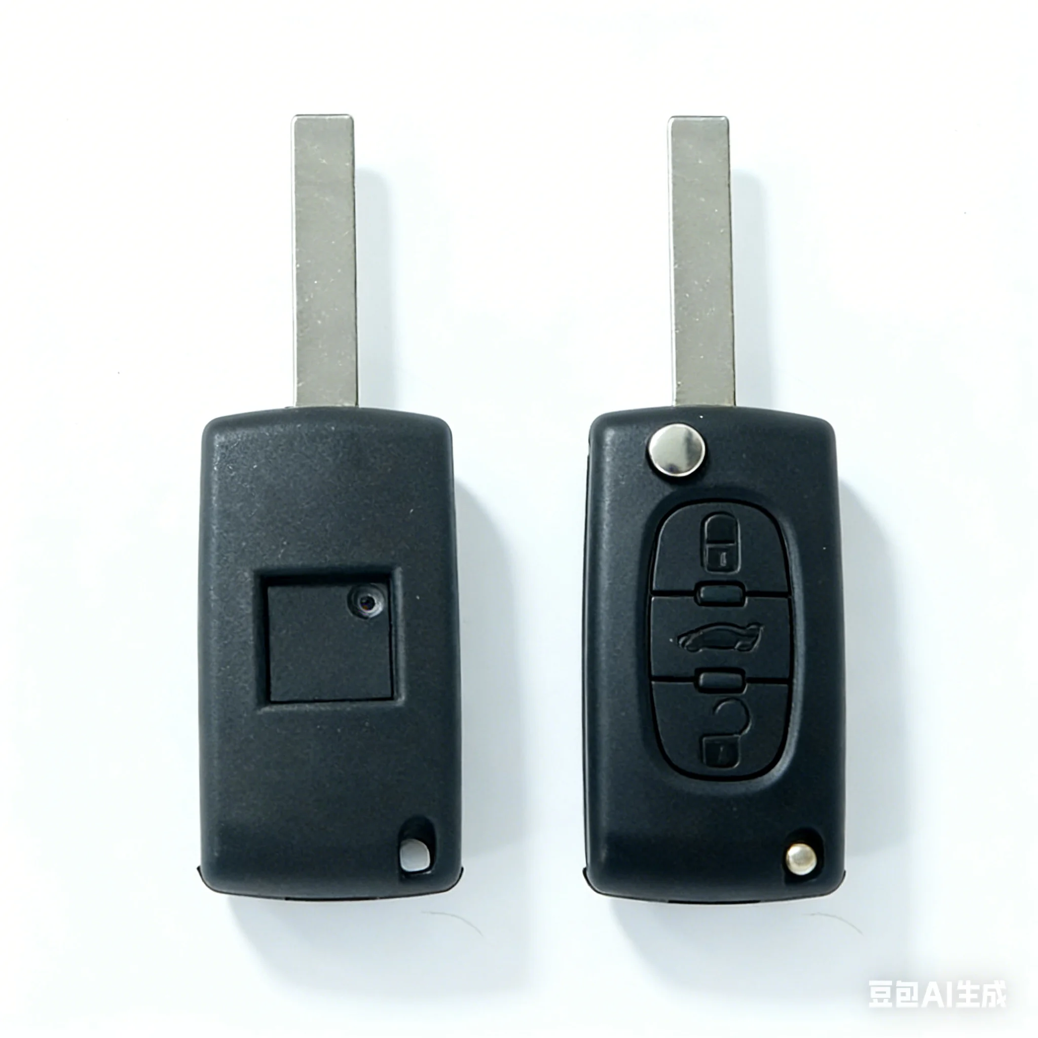 

3 Buttons Flip Remote Car Key Fob 433MHz FSK 46 Chip For Peugeot 0536 Keyless Entry Replacement Flip Key For Sedan Car
