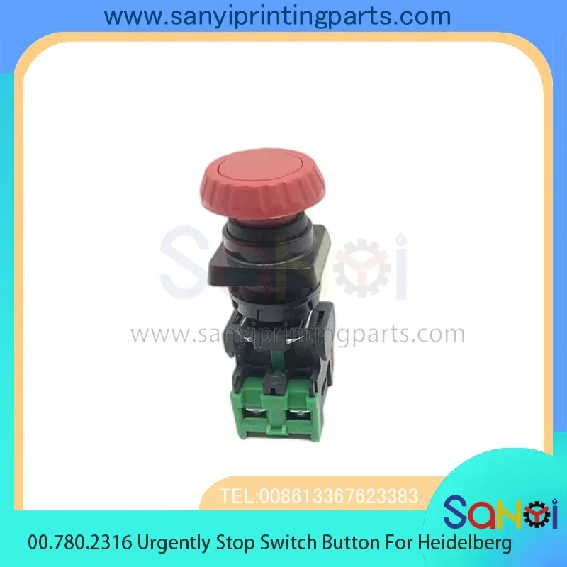 1 Piece 00.780.2316 00.780.2326 Urgently Stop Switch Button For Heidelberg Offset Printing Machine