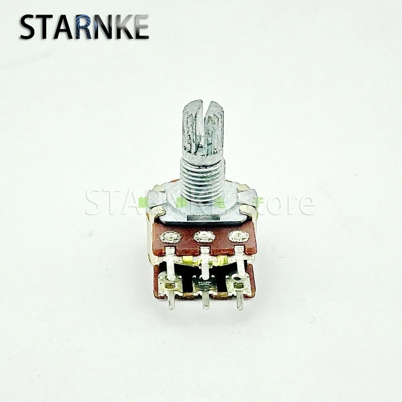 2PCS 16-type 6-pin Double B5K B502 Power Amplifier Audio Speaker High And Bass Adjustment Volume Potentiometer