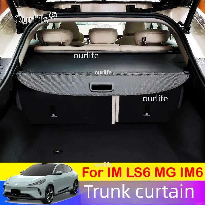 For IM LS6 MG IM6 2026 2025 Tailbox Storage Partition Baffle Trunk Cover Curtain Board Partition Accessories