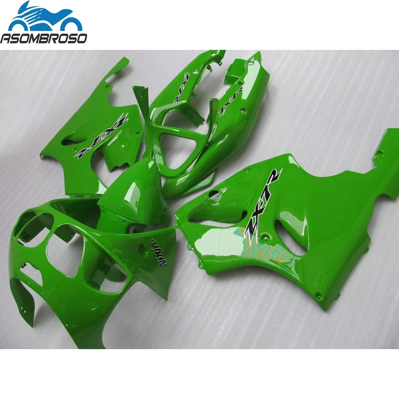 Free Custom Bodyworks for Kawasaki Ninja ZX7R fairing kit 1996-2003 full green fairing set zx7r 96 97 98 99 00 01 02 03 JP37