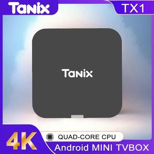 Versión global Android 10.0 TV Box Tanix TX1 CPU Allwinner H313 Soporte 4K 2.4G Wifi RAM 2GB ROM 16GB 8GB Smart TV BOX