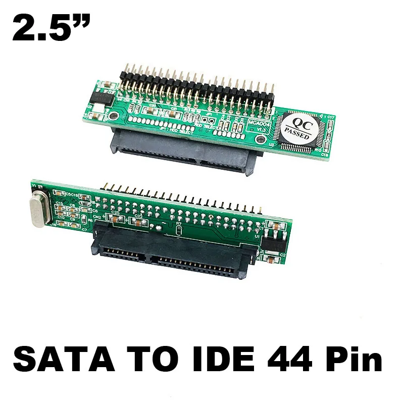 Sata to 2.5 inch IDE 44 pin 1.5Gbs ATA 133 100 HDD CD DVD Adapter Converter Serial PC Computer hard disk motherboard conversion