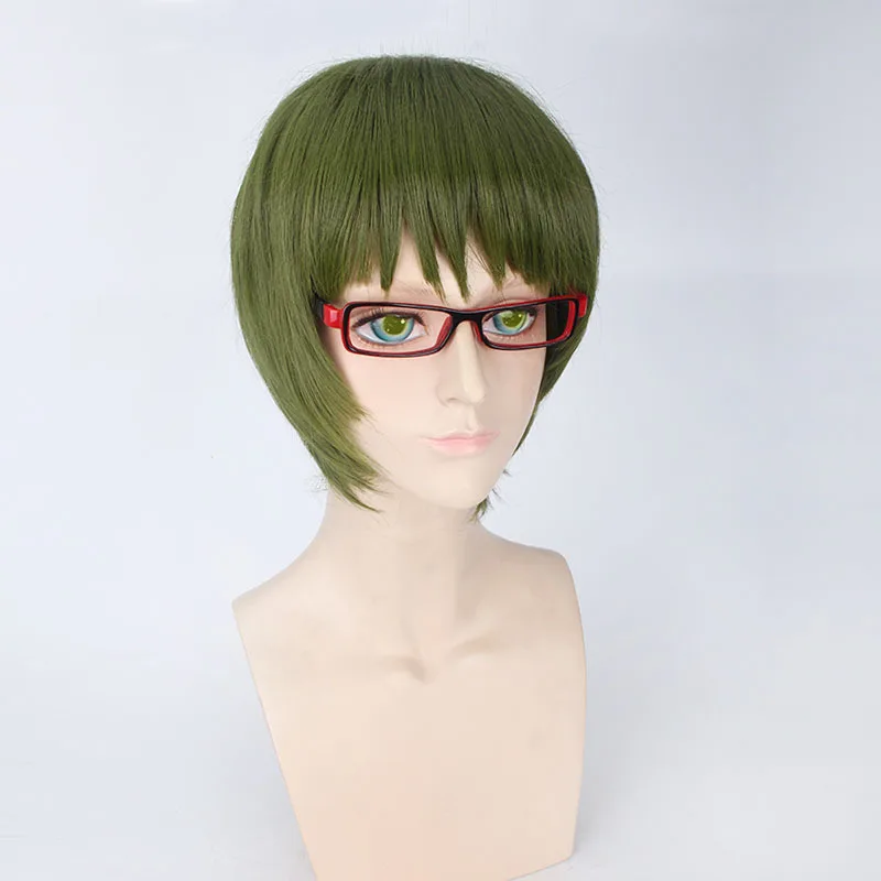 Wig Cosplay Anime Kuroko No Basuke shuke Midorima Shintaro kostum basket kualitas tinggi Wig pesta Halloween