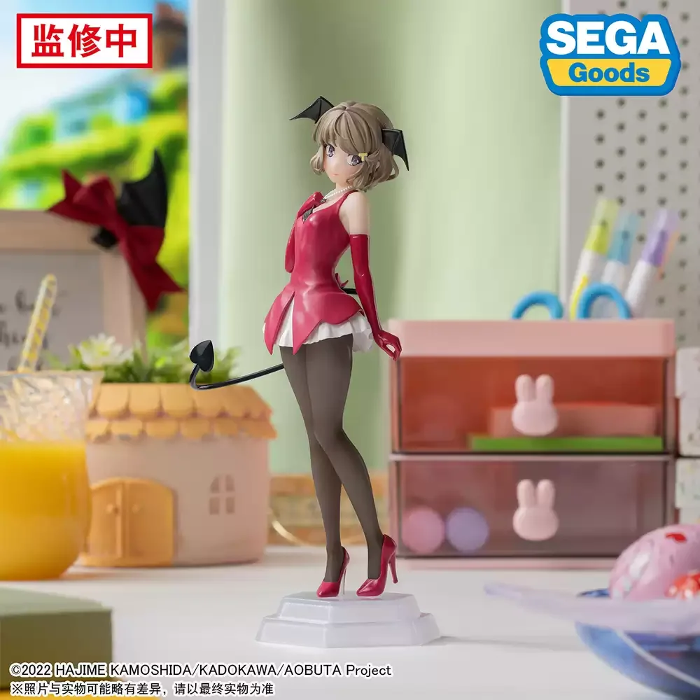 Sega Anime Rascal Does Not Dream of Bunny Girl Senpai Desktop×Decorate Collections Koga Tomoe Action Figures Model Figurine Toys