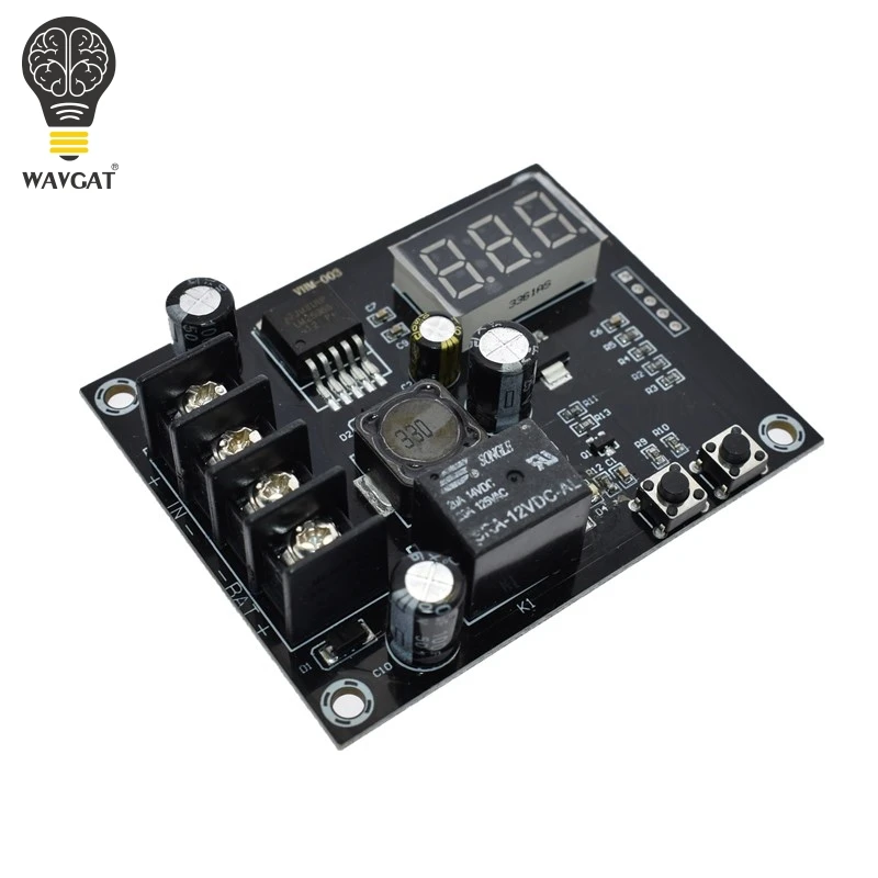 WAVGAT VHM-003 Digital LED Display Lithium Battery Charging Control Module with Protection Switch for Storage