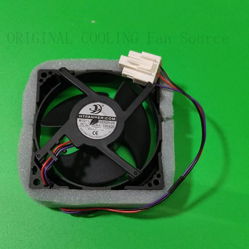 R+  1PC Fan Refrigerator Cooling Fan Motor for   HTD09232D12X DC12V 0.08A