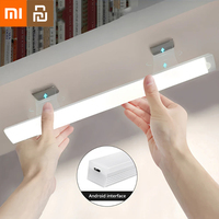 Xiaomi Youpin Motion Sensor Night Lights Wireless LED Lamp USB Rechargeable Magnetic For Wardrobe Room Closet Kitchen Lamp Bulb