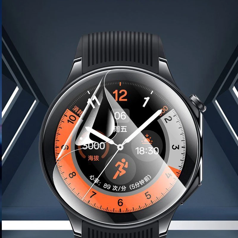 1/2/4/6pcs TPU Soft Smartwatch Clear Protective Film For OPPO Watch X Display Screen Protector Cover Smart Accessories