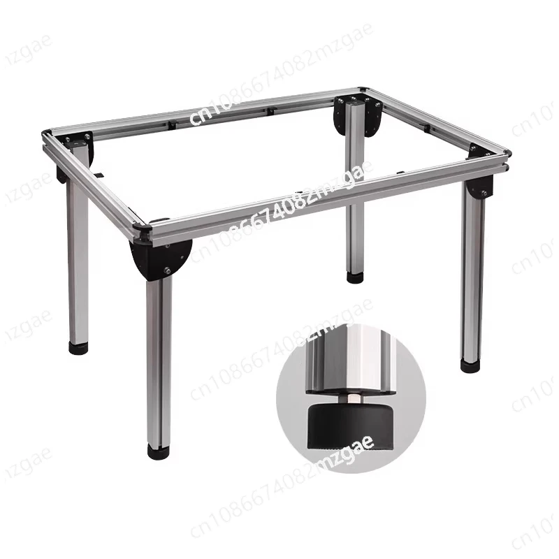 Multifunctional Woodworking Work Table with Adjustable Guide Rail Lifting, Heavy Duty Bracket System for Professional Tools