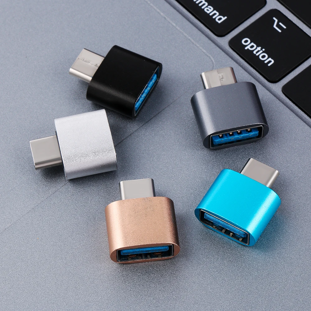 NNBILI USB C Adapter Type C to USB 3.0 Adapter Type-C Adapter OTG Cable For Xiaomi Macbook pro Air Samsung S10 S9 USB OTG