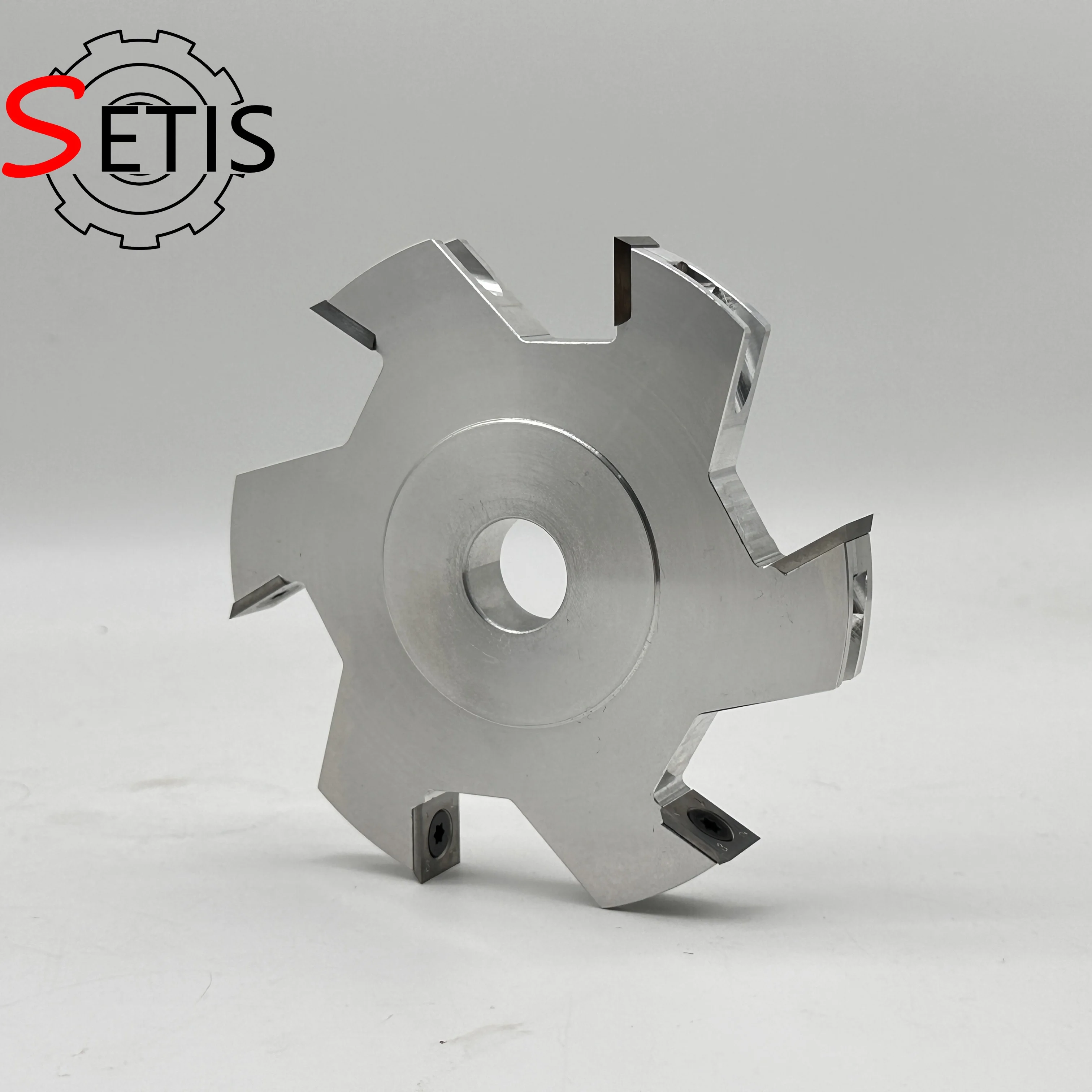 SETIS 10-15mm Height Solid Wood Slotting Cutter Replaceable Blade Milling Trimming Tenoning Cutter Head Woodworking Tool
