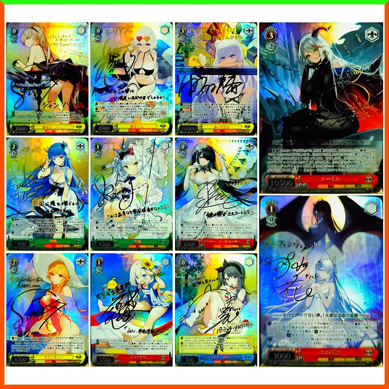 

Аниме Weiss Schwarz DIY ACG Taiho Atago Louis Prinz Eugen Belfast Sirius игры Коллекционные карты игрушки для мальчиков подарки на день рождения