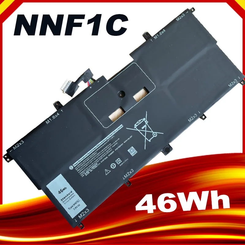 New NNF1C HMPFH Laptop Battery For Dell XPS 13 9365 XPS13-9365-D1805TS,D1605TS N003X9365-D1516FCN NP0V3 P71G00