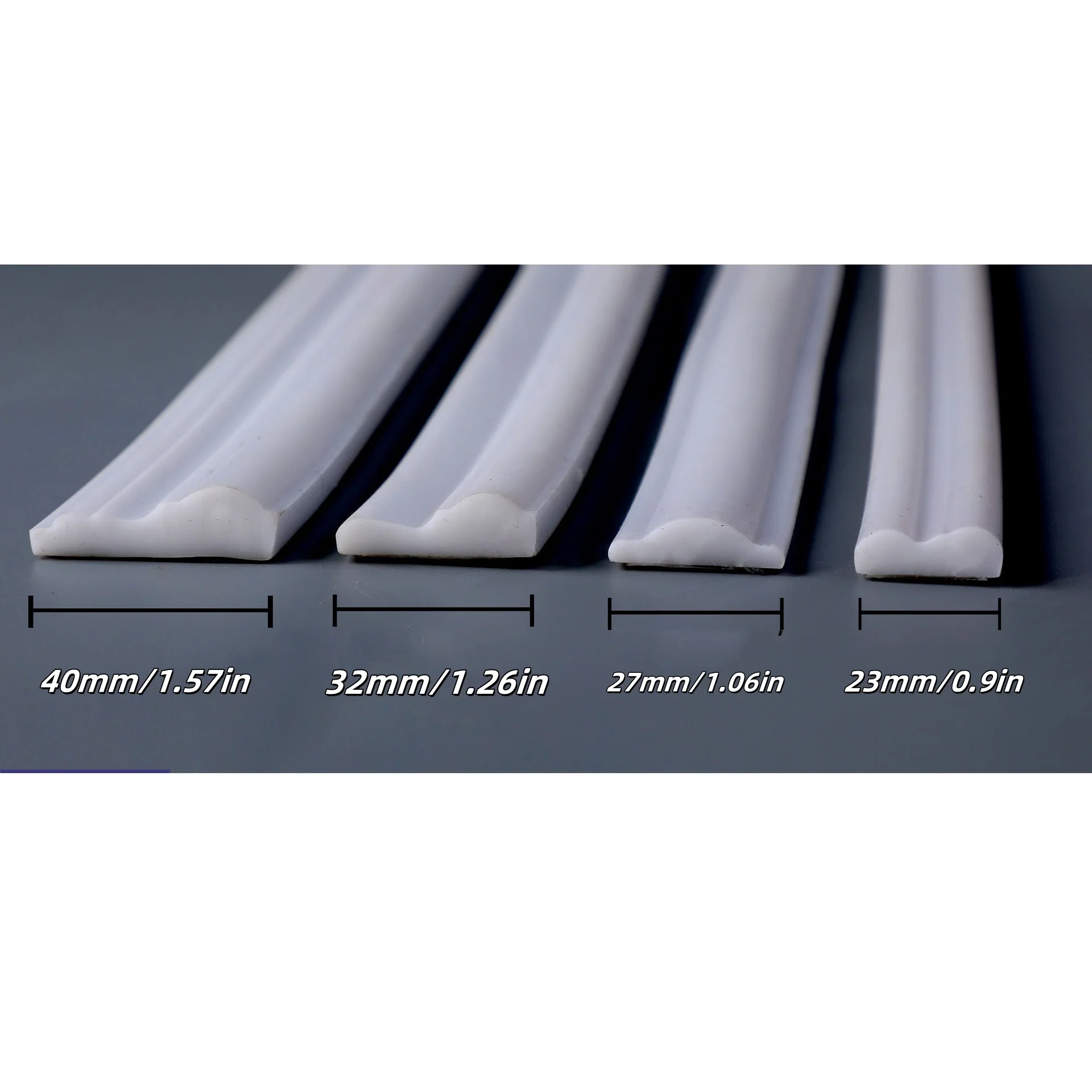 1 Roll 1m/39.37in Elegant Self-Adhesive PVC Decorative Strips - Flexible and Bendable for Walls,Floors and Cabinets, Home Decora